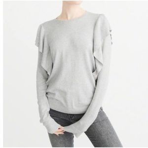 Ruffle Sleeve Sweater